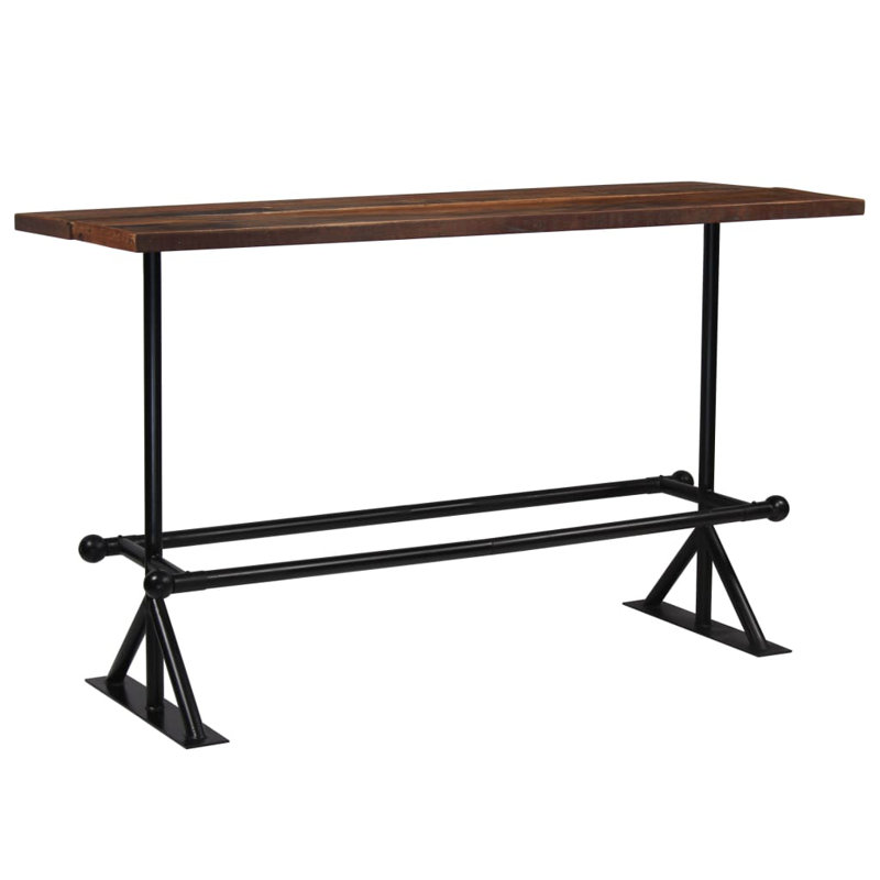 Williston Bar Table Kitchen Table Bistro Table Solid Reclaimed